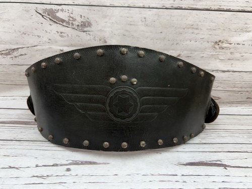 Vintage Harley Davidson Leather Kidney Belt Size 38 Motorcycle Dual Pocket