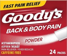 Goody's Back and Body Pain Relief Powder, 24 ct Pack of 1