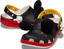 Crocs Mickey iam Classic Clog Kids Size J4 Pack of Crocs Jibbitz Mickey Charms
