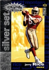 1995 Collector's Choice #C22 Jerry Rice You Crash the Game Silver Set Exchange