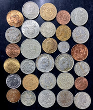 Old Colombia Coin Lot - 1881-PRESENT - 30 Excellent Coins - Lot #D30