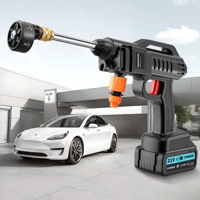 #ad Cordless High Pressure Washer Spray Water Gun Tool Car Washing Cleaning Machine $38.99