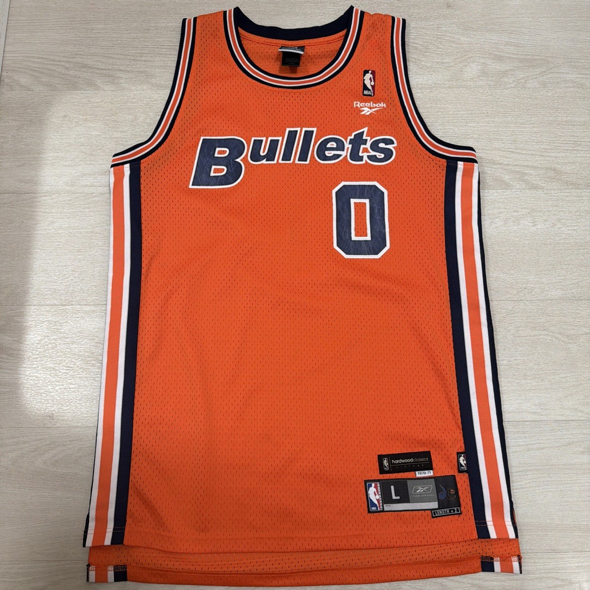 Vintage Vtg Reebok Washington DC Bullets Gilbert Arenas Agent 0