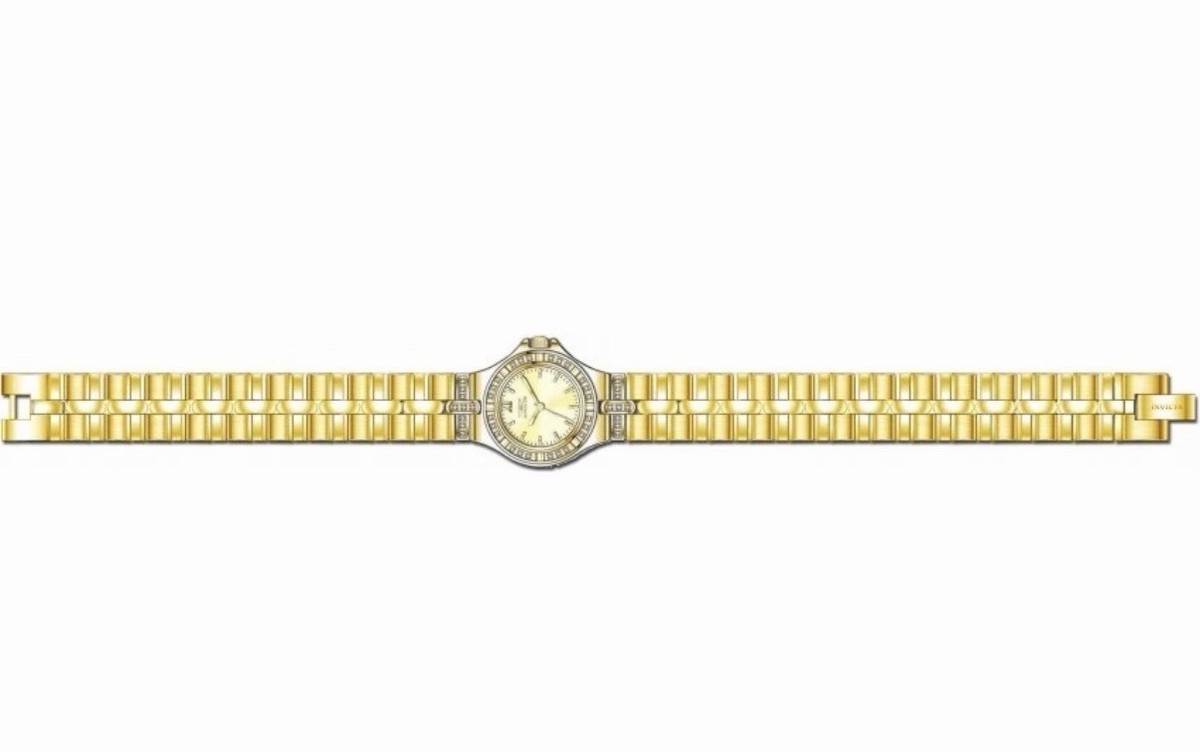 Invicta 0134 Wildflower Quartz Gold Dial Watch Invicta Wildflower 0134 Women main image 2