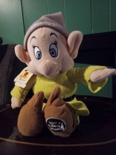 NewWTags Dopey Bean Bag Plush From Disney Snow White Vintage Walt Disney World