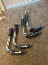Four 4 Thule Hull-a-port 835 J-style Rooftop Kayak Carrier Rack Four 4 Thule Hull-a-port 835 J-style Rooftop Kayak Carrier Rack