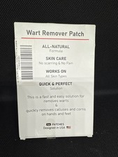 Wart remover patch