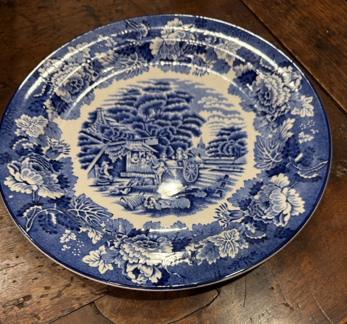 【Enoch Wood's】 プレート Enoch Wood's English Scenery Platter - early 1900s — Splash Of Colour