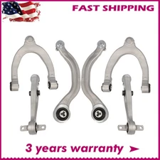 6X Front Upper Lower Control Arms Ball Joints Kit For 2017-2021 Tesla Model 3