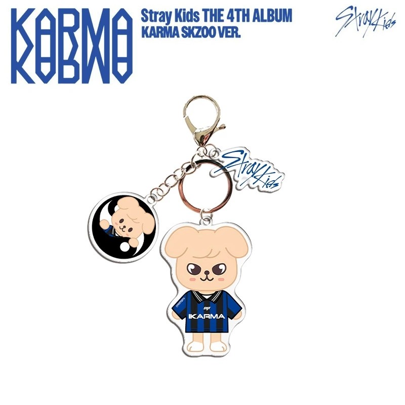 Kpop stray kids the 4th album KARMA SKZOO Acrylic Keychain