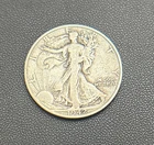 1942-S Walking Liberty Half Dollar 50c Silver Coin Fine Condition