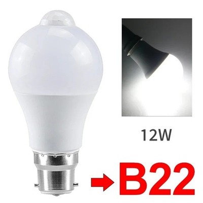 PIR-Bewegungssensor LED Smart Lampe Birne Kugel Auto EIN/AUS Energiesparlicht UK.