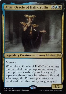 209/254 ATRIS, ORACLE OF HALF-TRUTHS RARE THEROS BEYOND DEATH MTG KARTE