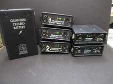 6-Quantum flash batteries Turbo, Battery 1  battery plus 1 for parts or repair