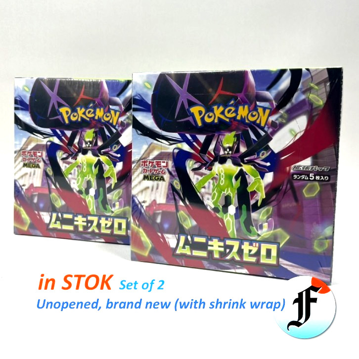 Munikis Zero / Nihil Zero M3 Pokemon Card Box Set of 2 Japanese w/shrink[Sealed]