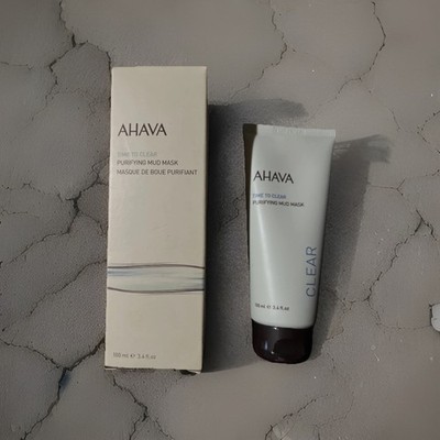 AHAVA Time to Clear Purifying Mud Mask 3.4 oz (100 mL)