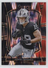 2025 Panini Select Premier Level Black & Red Shock Prizm Tommy Mellott #106 1hr4