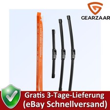 Scheibenwischer + Heckwischer Satz Passt für VW Lupo 6X / 6E 1998-2003 3x Gummi