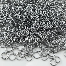 800pcs 6mm Stainless Steel Jump Rings Connector Rings for DIY Craft Je
