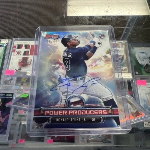 2018 Bowman's Best Ronald Acuna Jr. Power Producers RC #PP-RAJ Braves Auto /40