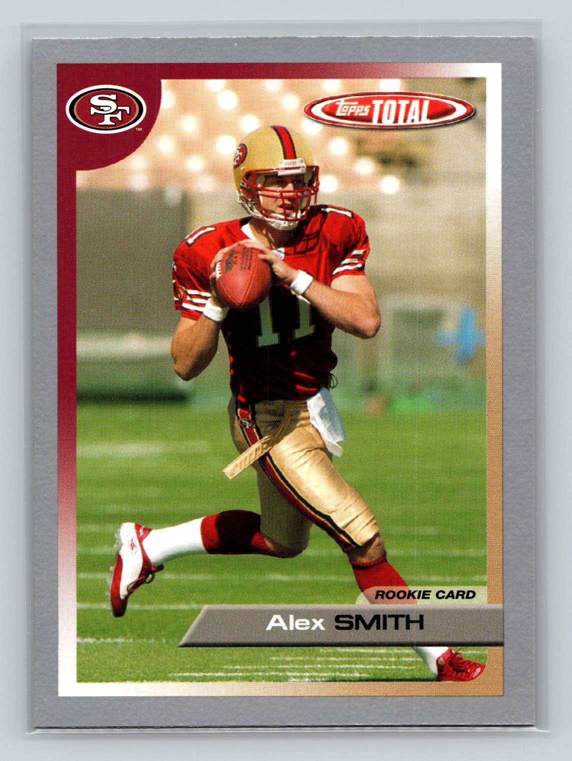 2005 Topps Total #487 Alex Smith RC Silver San Francisco 49ers