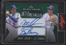 2024 Dwight Gooden &amp; Sid Fernandez Leaf Electrum Intermetallic Auto /5 (H1755)