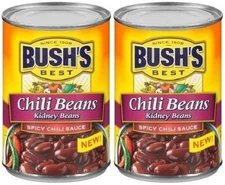 Bush's Best Spicy Chili Kidney Beans 2 Can Pack