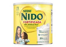 Nestlé NIDO Fortificada Dry Whole Milk Powder 4.85 lb Canister