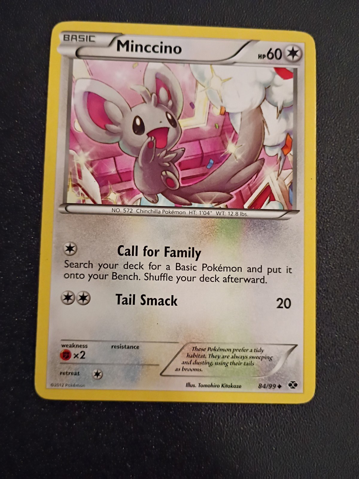 Pokemon Next Destinies Uncommon Card - Minccino 84/99