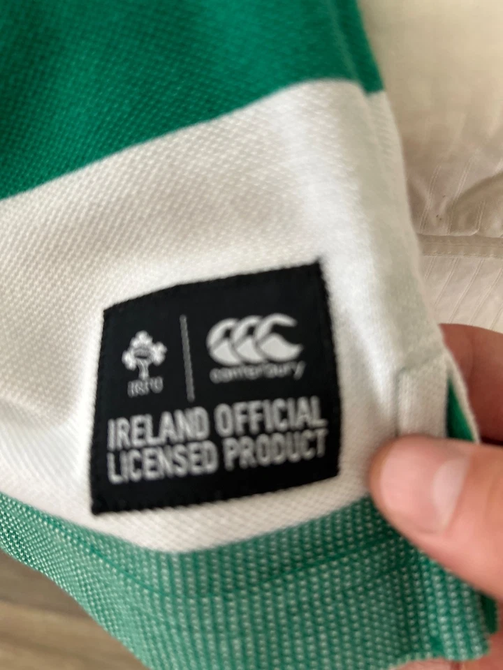 Irish Rugby Football Union Canterbury Polo - Size M - Excellent condition - Image 4 of 4