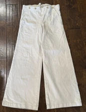 Anthropologie Pilcro The Kit High-Rise Wide-Leg Utility Trouser Jeans Size 30