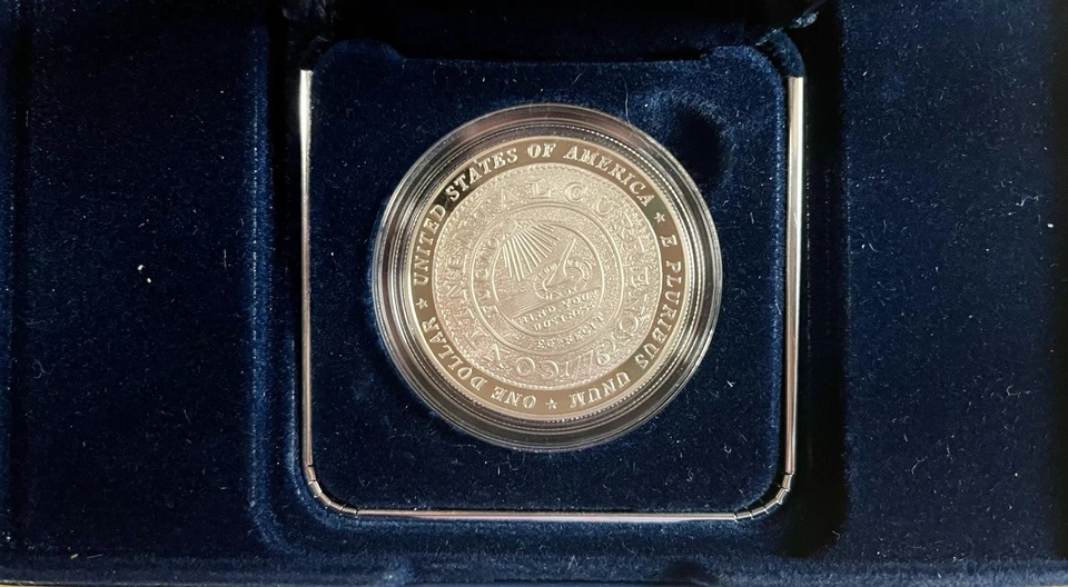 2006 US Mint Benjamin Franklin Founding Father Proof Silver $1 Coin! OGP COA - Image 2 of 3