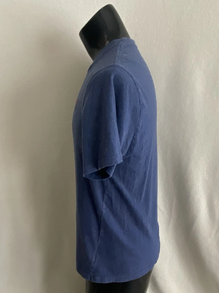 Camiseta Polo Ralph Lauren Niño X-Grande (18-20) Manga Larga Azul con Logo Rojo # Foto 2 de 4