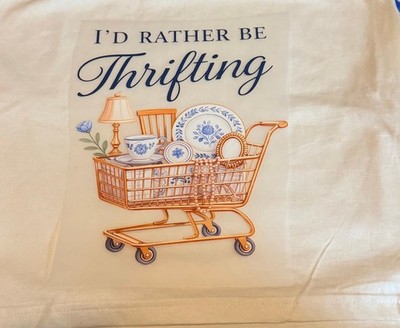 Treasure Hunter:  I'd Rather Be Thrifting (vintage cart) - Graphic T-Shirt