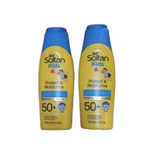 2x Soltan KIDS Protect And Moisturise Suncare LOTION SPF 50+ 200ml 32.38 per litre