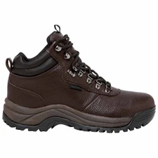 G1N Propet Cliff Walker Round Toe Hiking  Mens Brown Casual Boots M3188