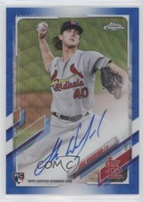 2021 Topps Chrome Rookie Blue Wave Refractor /150 Jake Woodford #RA-JWO Auto 0t2