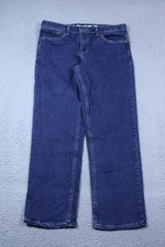 Urban Pipeline Jeans Boys 16 Husky Blue Straight Dark Wash Stretch Denim 32x28