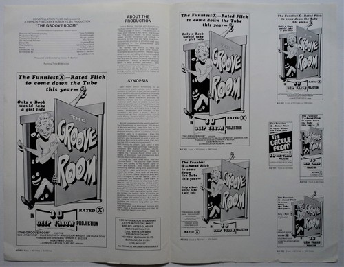 THE GROOVE ROOM ~ ORIGINAL 1974 MOVIE PRESS BOOK ~ Gray Morrow ART ~ 3-D HTF - Picture 2 of 2