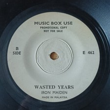 IRON MAIDEN - Boston Rare Malaysia Musix Box Promo 45rpm 7" EP E462