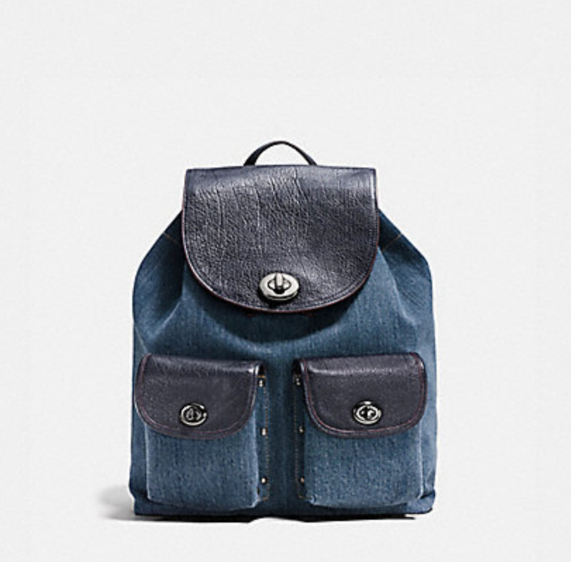 Coach turnlock denim - Gem