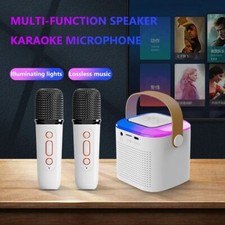 Bluetooth Speaker Karaoke Machine with Dual Microphone Portable Outdoor Singing