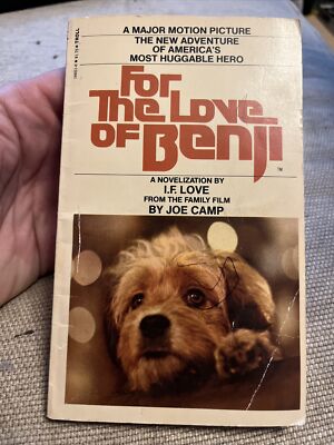 For the Love of Benji by Joe Camp Paperback Movie Tie in