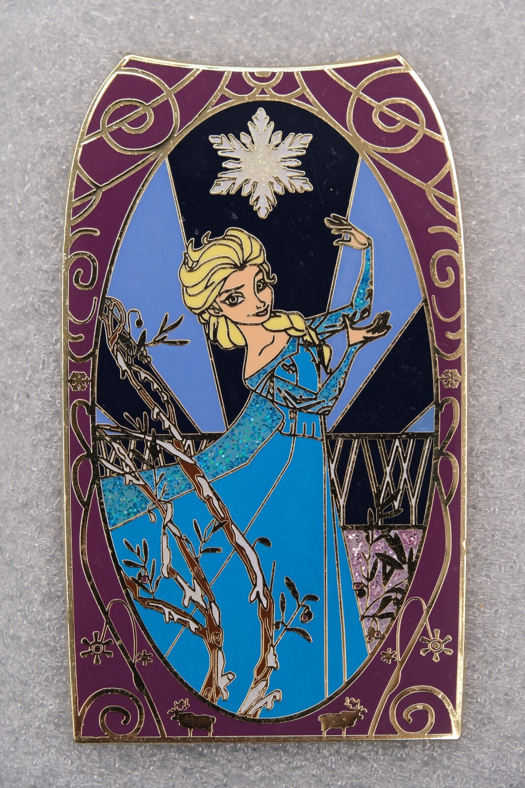 Unofficial Fantasy Disney Elsa Art Nouveau Frozen LE 73/100 Pin