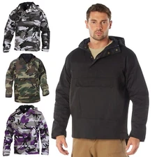 Rothco Anorak Parka - Quarter Zip Pull Over Jacket With Hood