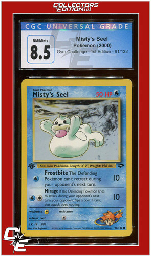 Misty's Seel (1st Edition) graded CGC 8.5 for sale on eBay