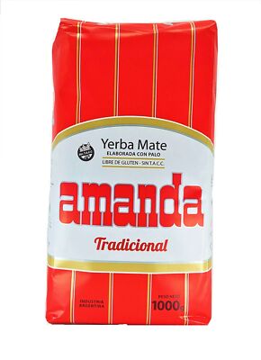 Amanda Yerba Mate Original Argentian 2.2 Pound Pack Regular Tea