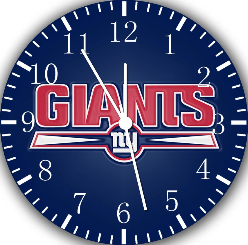 New York Giants Frameless Borderless Wall Clock For Gifts or Home Decor E442