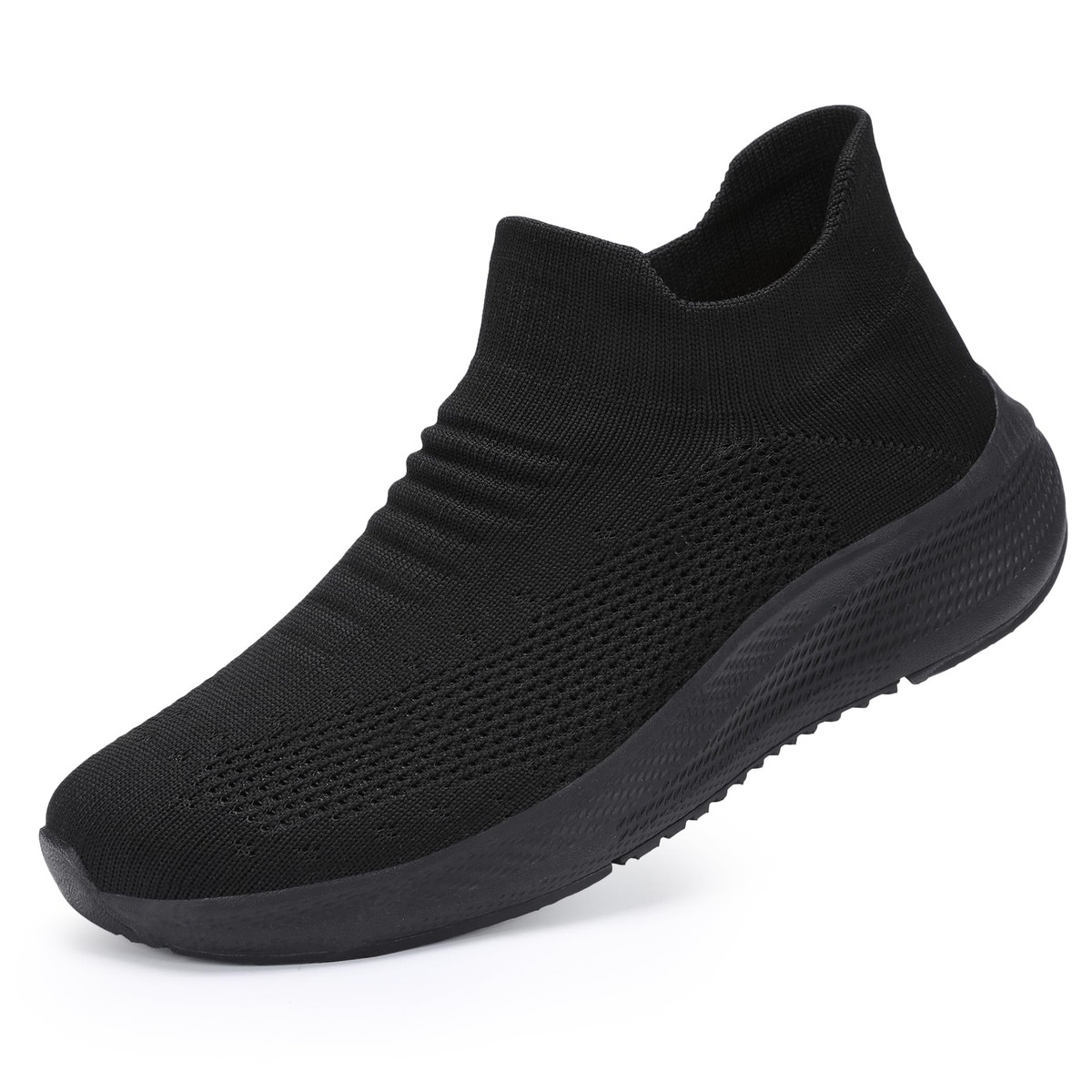 Slip On Running Shoes Breathable Lightweight Non Slip Sneakers Feethit Men main image 3