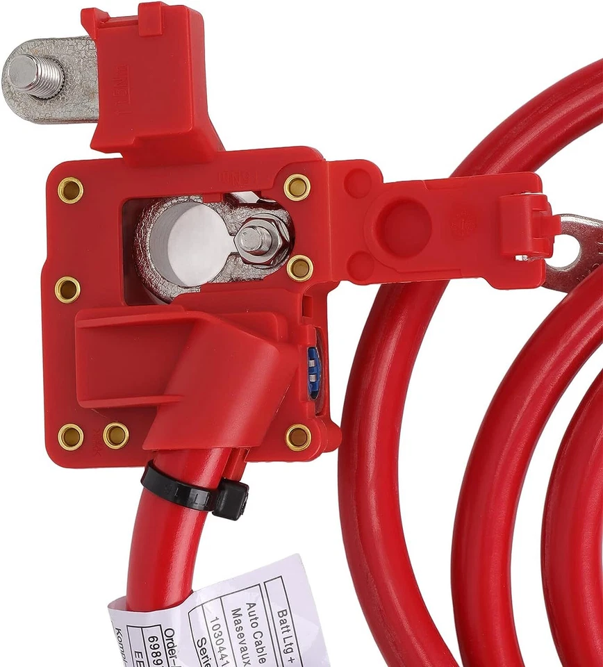 Cable de batería positivo para BMW E60 Serie 5 525i 528i 530i 535i 550i 61126989780 Foto 4 de 4